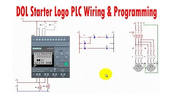 DOL Starter in Siemens LOGO PLC | Siemens LOGO PLC Wiring Connection | LOGO PLC Programming Bangla
