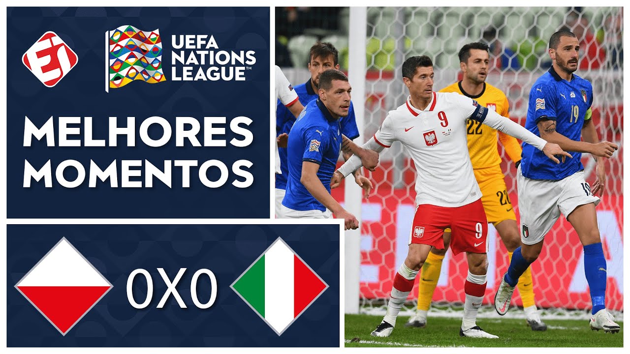 POLÔNIA 0 X 0 ITÁLIA – MELHORES MOMENTOS – NATIONS LEAGUE (11/10/2020)