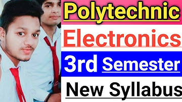 #Polytechnic 3rd semester electronics Engg syllabus|#polytechnic 3rd semester syllabus electronics|