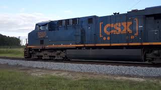 Quick Grab: CSX Grain Train G617-20 On the Mountaire Spur Track W/ Awesome Notching & K5HL Action Resimi