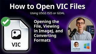 How to Open VIC Files (USGS ISIS or GDAL)