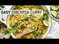 Chickpea curry  easy vegetarian curry recipe