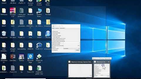 How to perform species distribution modeling using the software Maxent