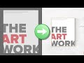 How to create a Poster Frame Mockup in Photoshop? Mockup Tutorial for Beginners