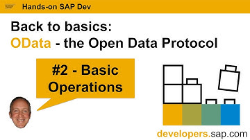 Back to basics: OData - the Open Data Protocol - Part 2 - Basic operations