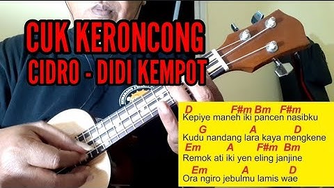 Kentrung. Ukulele. CUK KERONCONG - Cidro (Didi Kempot) Versi Reggae Campursari. Viral