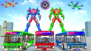 Drone Bus Robot Car Game 3d screenshot 5