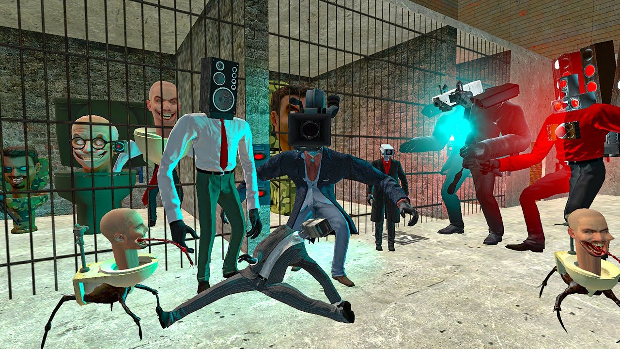 NEW SKIBIDI TOILET CRAB CONTROLS CAMERA MAN BOSSES In Garry's Mod!