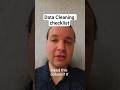 DATA CLEANING Checklist Every Power BI User Needs #shorts #data #powerbi #datacleaning