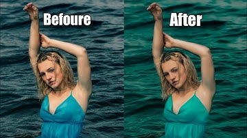 How to change water colour | pani ka colour change kaise kare |lightroom