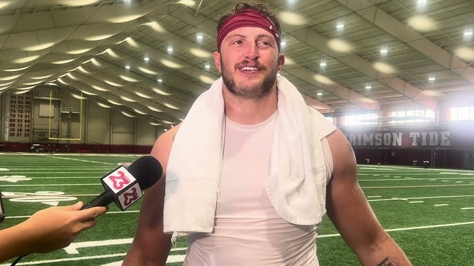 Alabama TE CJ Dippre post-practice interview
