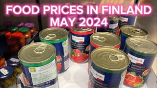 FOOD PRICES IN FINLAND, MAY 2024
