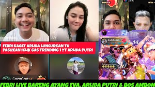 LUCU ‼️FEBRIAN IQBAL LIVE BARENG AYANG EVA DISAWER TU ARLIDA PUTRI DIKOMPORIN BOS AMBON