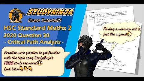 HSC Maths Standard 2020 Question 30 - StudyNinja