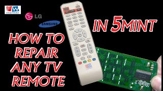 How To Repair Any T.V Remote In 5 Minutes ||  Easy Way in Hindi