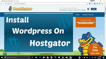 how to install WordPress on HostGator cPanel