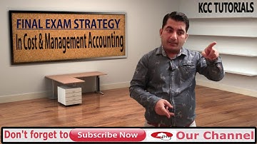 Last Message!! How to Attempt the Exam!! CS Executive Cost & Management Accounting Dec 18