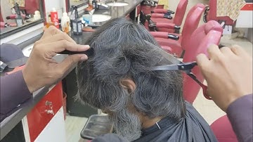 Unbelievable Change) ♥️ Barber Help Homeless Man Heart Touching Haircut Video