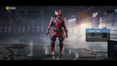 Call of duty mobile The Vicious Taunt Emote