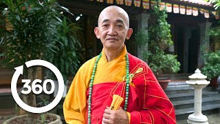Meditate with a Buddhist Monk | Hanoi, Vietnam 360 VR Video | Discovery TRVLR