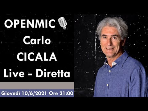 OPENMIC🎙️ Carlo CICALA, Giovedì 10/6/2021 ore 21