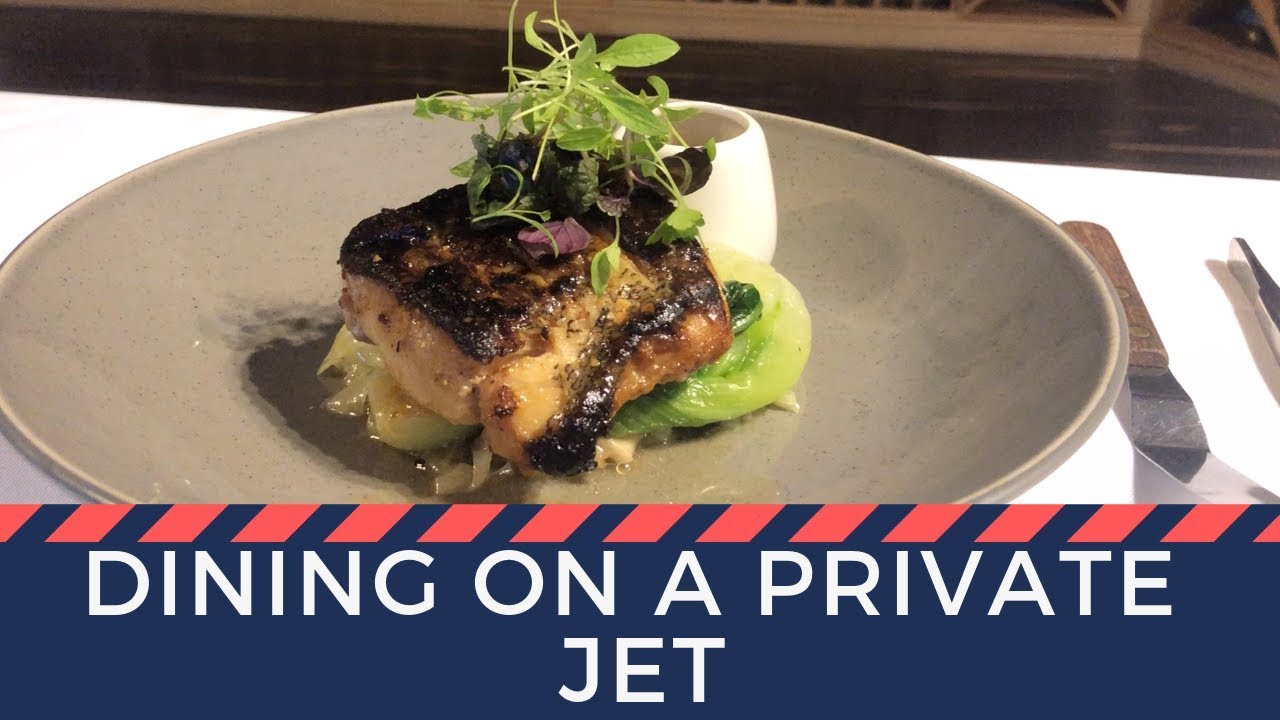Food on Private Jets YouTube