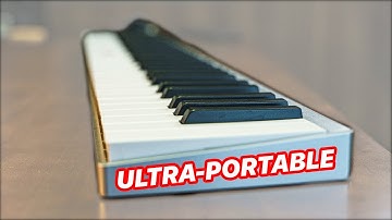 This Ultra-Portable Piano Keyboard is Great for Travel & Beginners