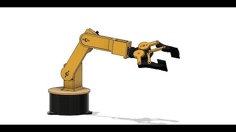 4 Axis Robot Arm using Arduino and Bluetooth (3D Printed)