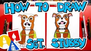 how to draw sgt stubby giveaway