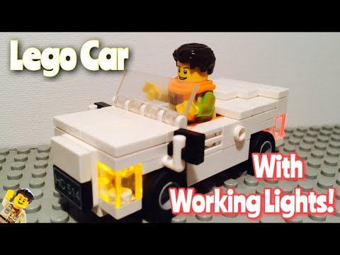 brickbros uk alternative builds Sparky M.O.C’s: Lego Car With Working Front And Rear Lights!: Lego Custom Build