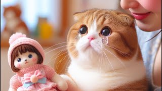 Poor cat buying the new toy “we have no money”  |Life of Hope|#cat #story #viralvideo #poor #cat