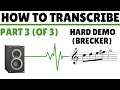 Transcribing Sax (Part 3) - TRICKY Mike Brecker Solo Demo. #12