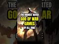 Highest Rated God of War Games of all Time #shorts #godofwarragnarok #godofwar #ps5 #ps4