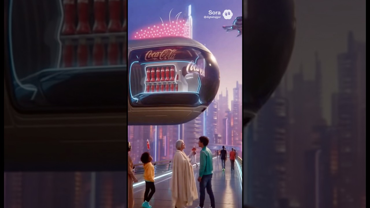 Coca-Cola Ad in 2100 — Futuristic AI Concept Commercial 🍷🤖