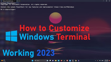 How To Customize Windows Terminal In 2024