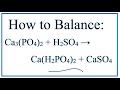 Balancing Chemical Equations with Polyatomic Ions