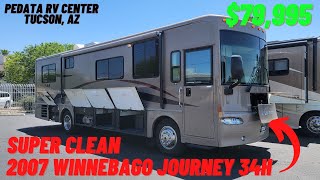 35' Diesel Pusher With 2 Slides?? 2007 Winnebago Journey 34H Video Walkthrough! $79,995! SOLD!