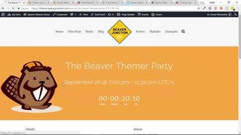 The Events Calendar plugin with Beaver Themer - New in V1.1 (alpha)