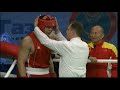 Super Heavy (+91kg) SF - Zhang (CHN) vs Ergashev (UZB) - 2012 AIBA Asian Olympic Qualifying Event