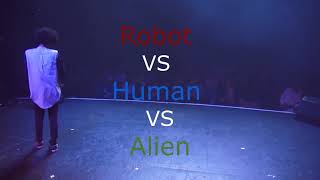 Robot VS Human VS Alien // Incredible Dance Moves