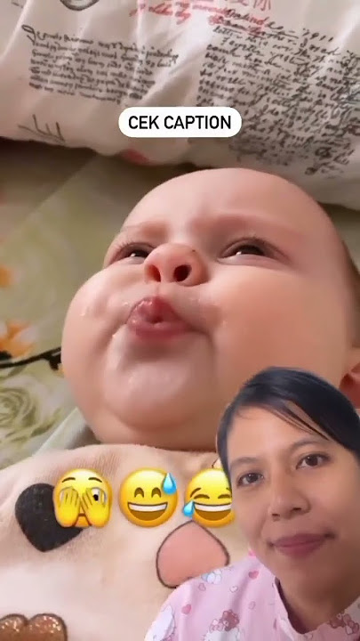 gerakan blowing raspberry/bayi bermain dengan air liur