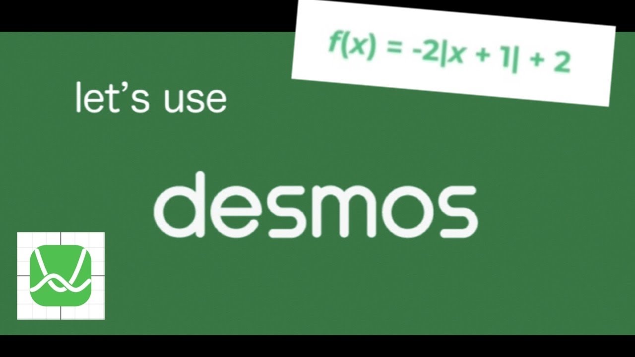 DESMOS Graphing Calculator - Graphing Absolute Value Equations - YouTube