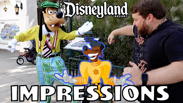 GOOFY Dancing to POWERLINE with me at DISNEYLAND - Disneyland Impressions