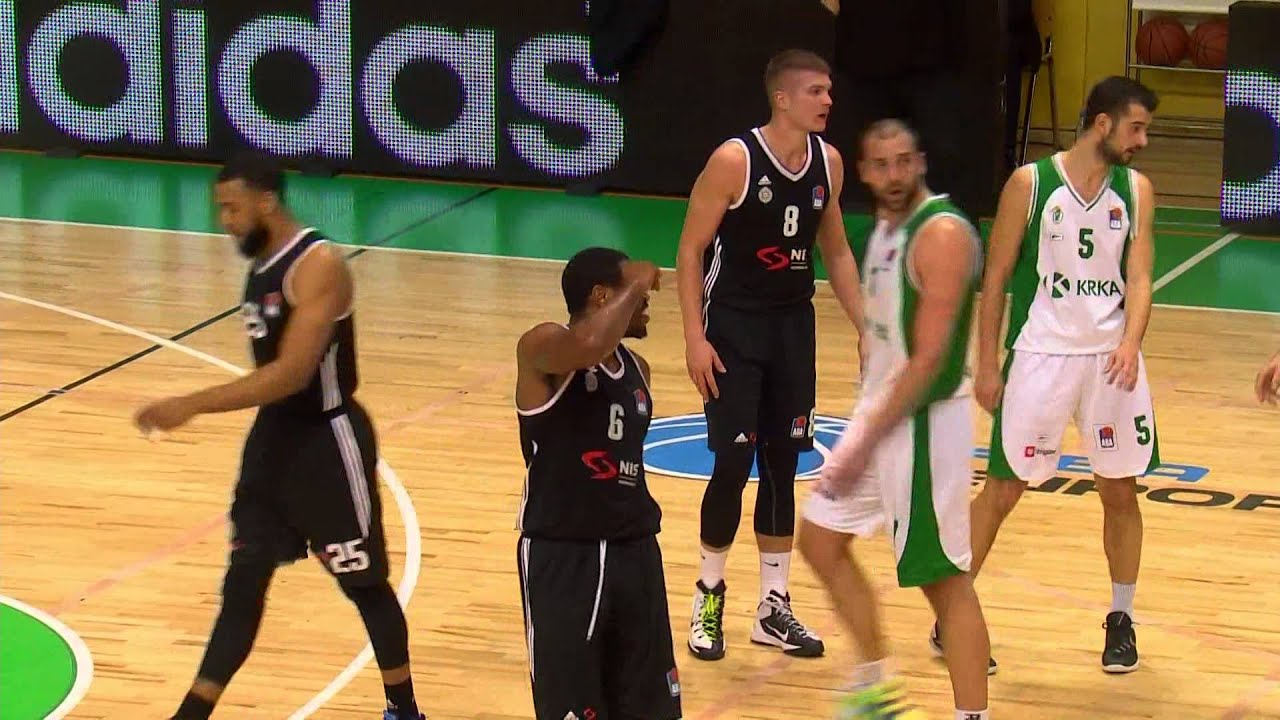 ABA Liga 2015/16, Round 20 match: Krka - Partizan NIS (16.1.2016)