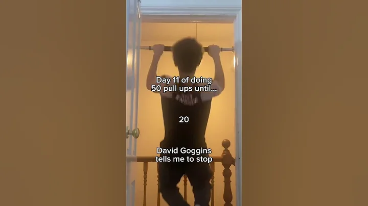 Day 11 of doing 50 pull ups until David Goggins tells me to stop | #davidgoggins #pullups #shorts