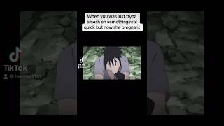 SASUKE FINDS OUT SAKURA IS PREGNANT #anime #naruto
