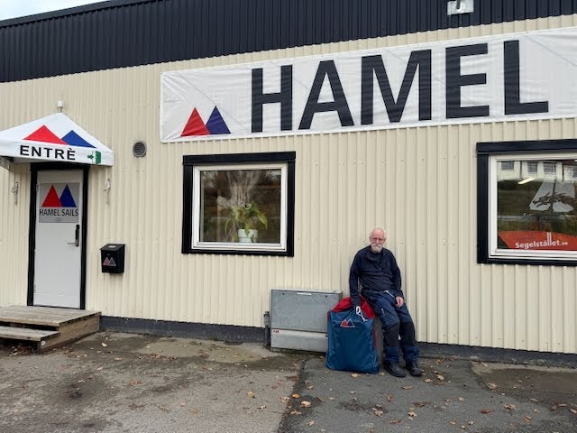 4 Nov 2025 Hamel Sails, foam luff and patches but no ice cream