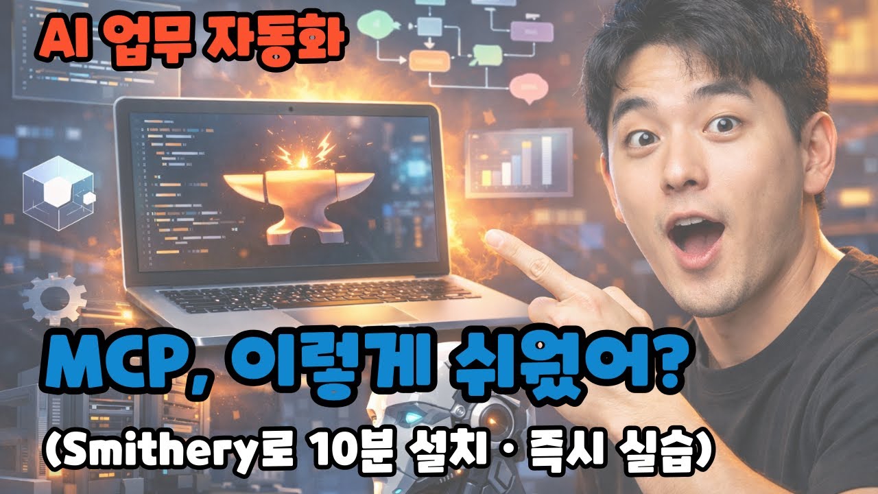 Smithery로 MCP 처음부터 끝까지 (설치부터 환경 구성까지 한 번에 끝내기) - YouTube