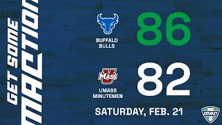 MBB Condensed Game: Buffalo 86, UMass 82 (OT)