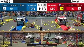 Match 12 (R4) - NE District UVM Event